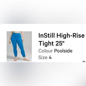 Lululemon leggings. Never worn but took tags off.